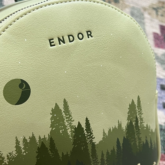 NWT Loungefly Star Wars Endor Convertible Mini Backpack - Picture 5 of 11
